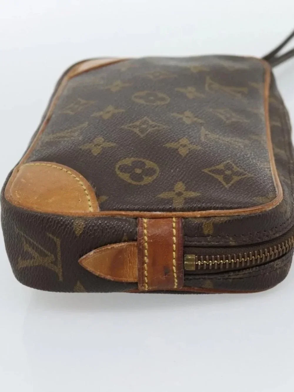 LOUIS VUITTON Monogram Marly Dragonne PM Clutch Bag M51827 LV Auth BA13571